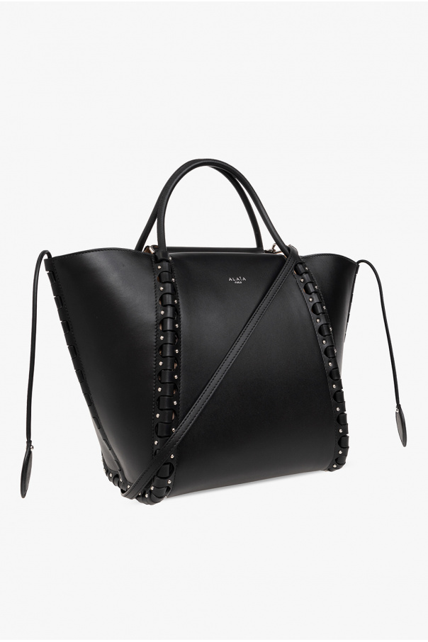 Black 'Hinge Small' shopper bag Alaïa - IetpShops Canada - Pierre